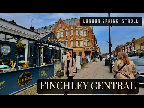 Discovering Finchley Central: 4K HDR Virtual Tour of London's Charming Neighborhood