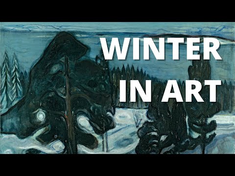 The Artist and The Snow | Winter Paintings