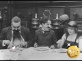Charlie Chaplin Silent Film Crashing The Dinner Party ️ The Count 1916 Shorts