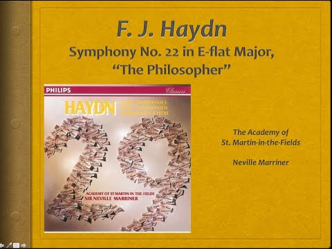 Haydn, Symphony 22, "The Philosopher" - Video Score - ASMF, Marriner