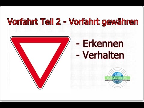 Right-of-way Part 2 - Yield right-of-way - Driving lesson - Test drive - Right-of-way rules