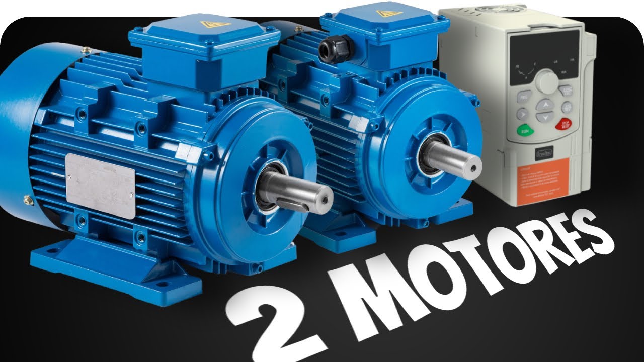 Como ligar DOIS MOTORES em UM INVERSOR de frequência