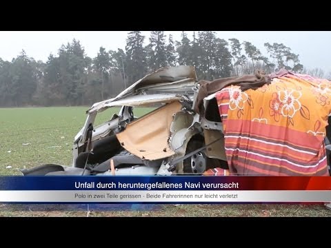 25.01.2014 (AN) Unfall durch heruntergefallenes Navi verursacht bei Heilsbronn