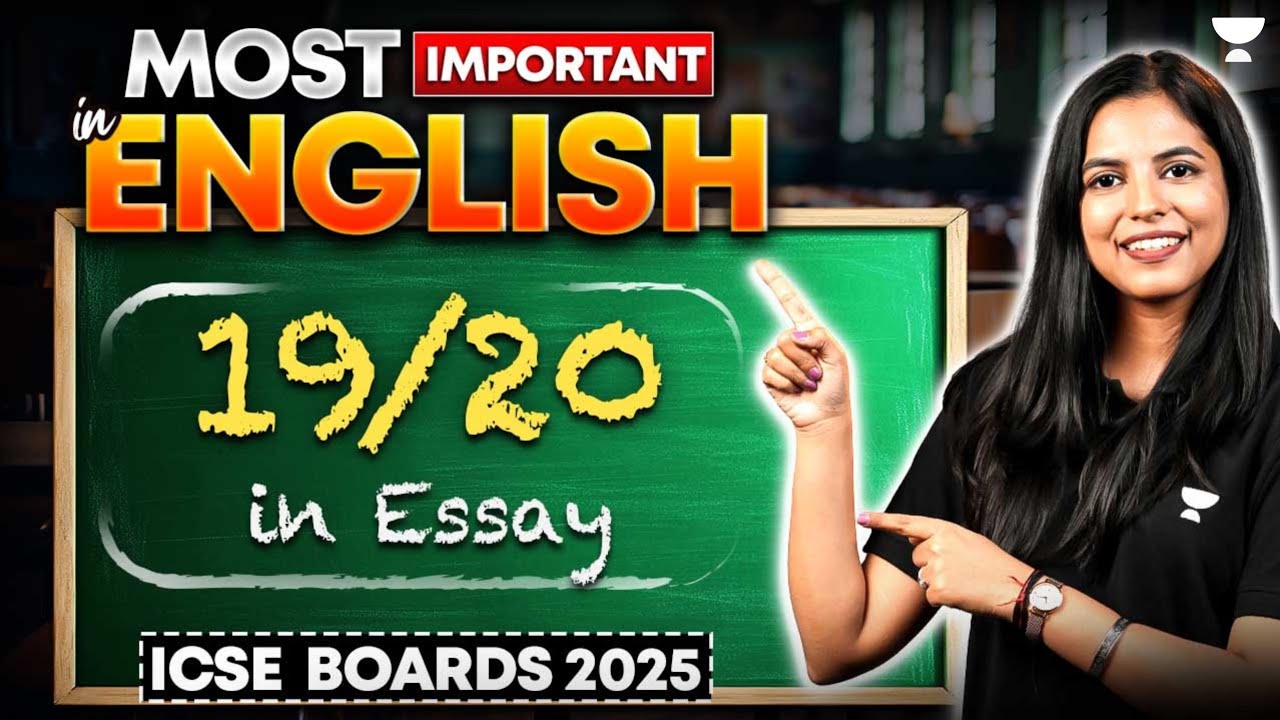 The best of ESSAY WRITING in One Shot | ICSE Class 10 English Language Paper 2025 | Preksha Jain