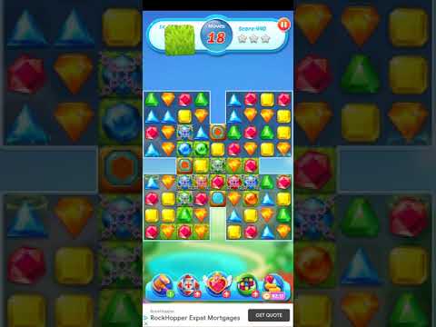 Jewel Crush 💎 - Jewels & Gems Match 3 Legend 2020 Level 354 ⭐⭐ no Booster 👑 Android Gameplay ✅