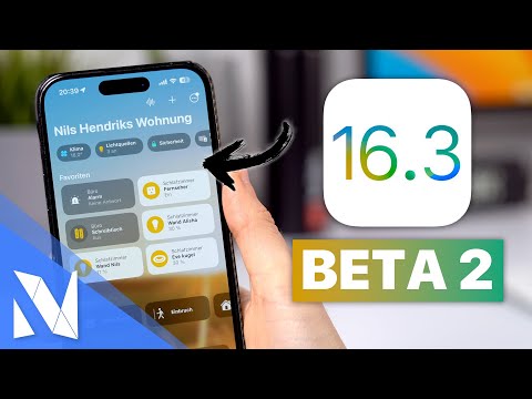 iOS 16.3 Beta 2 - Was ist neu? (Apple Home, Optimierungen & mehr!) | Nils-Hendrik Welk