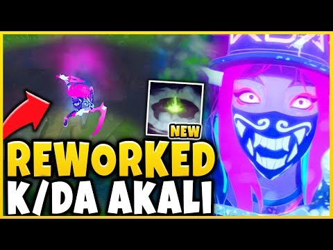 *NEW* REWORKED K/DA AKALI IS INSANELY OP! K/DA AKALI SKIN SPOTLIGHT - League of Legends