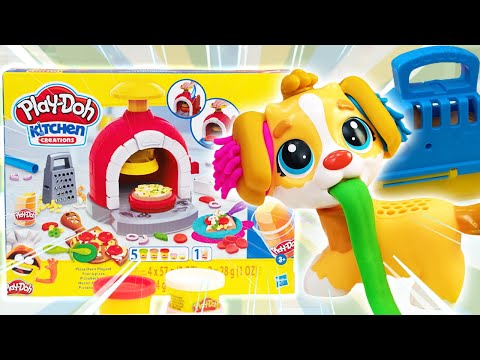 Play-Doh Care & Carry Vet Set and Pizza Oven 🐶🍕 Fun & Easy DIY Arts and Crafts!
