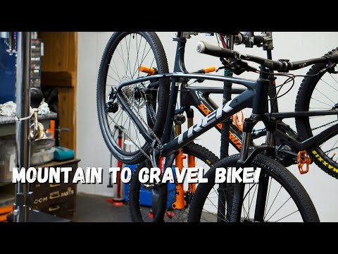 TURNING A TREK MARLIN INTO A GRAVEL BIKE | CANT BUY IT BUILD IT