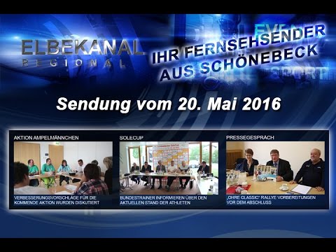 ELBEKANAL Sendung vom 20. Mai 2016