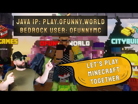Minecraft Server for Both Java & Bedrock Players!