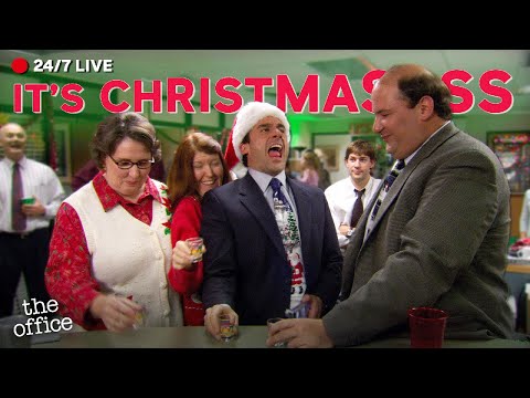 🔴 24/7 LIVE! 🎄The Office HOLIDAY Livestream