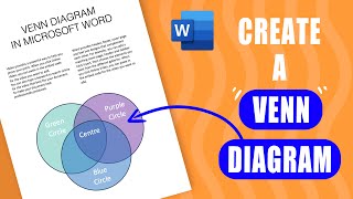 How to make a Venn Diagram in Word - Microsoft Word Tutorial