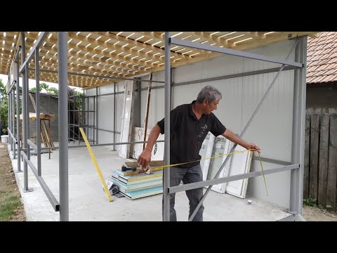 Magazie Isopan / Panouri Sandwich l Cat costa si cum am construit-o