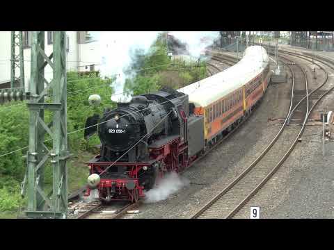 Dampflok 23 058 der Eurovapor - Einsatz am 15. Mai 2021