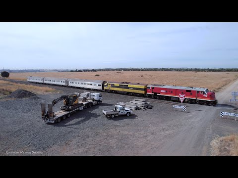 MK82: ChumRail 42103 & SSR GM10 With The ARTC AK Track Test Carriages (16/2/2023) - PoathTV Trains