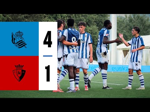 HIGHLIGHTS | Sanse 4-1 Osasuna Promesas | Zubieta | Real Sociedad