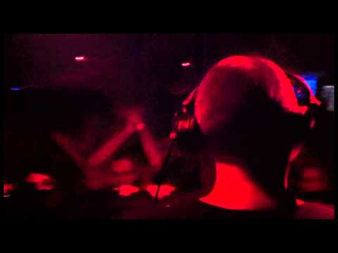 Cain warming up for Blawan at Liquid Club 19.04.13