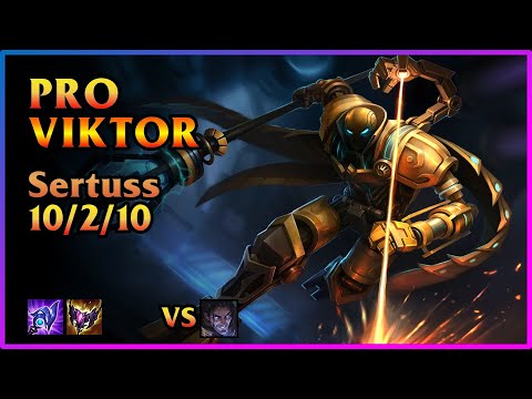 PRO Viktor Replay SK Gaming [Sertuss/hoch empor] | KDA 10/2/10 MID (EUW)