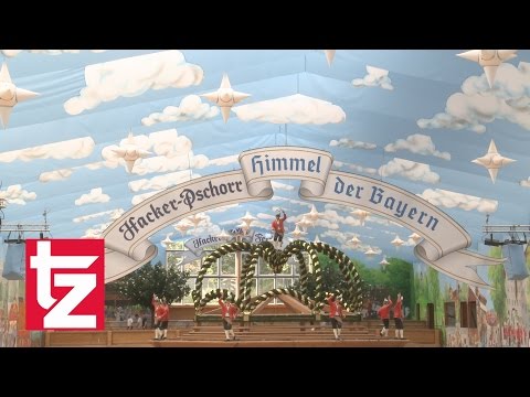 Rundgang durch das Hacker-Festzelt - So sieht der neue "Himmel der Bayern" aus (Oktoberfest 2016)