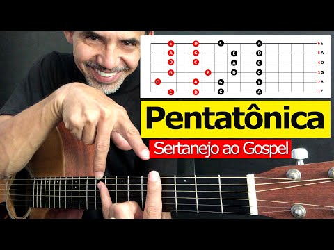 ESCALA PENTATONICA - Como usar pra solar Sertanejo, Gospel, Rock e muito mais.
