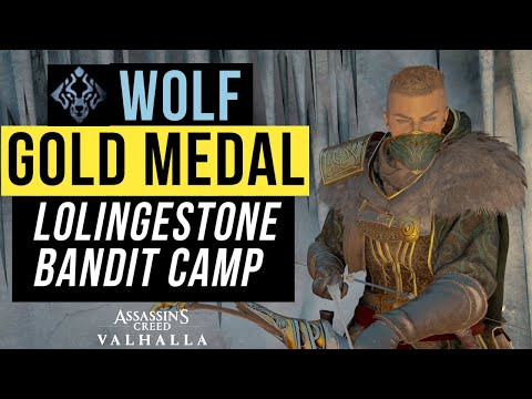 🥇  PATH TO GOLD Lolingestone Bandit Camp - Trial of the WOLF - Mastery Challenge Tips | AC Valhalla