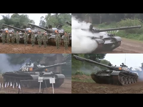 5 anh em trên một chiếc xe tăng - Xe tăng Chiến đấu Chủ lực T-62 QĐND Việt Nam thực hành huấn luyện