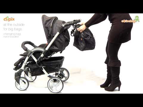 okiedog clipix Kinderwagen-Haken - clipix hooks
