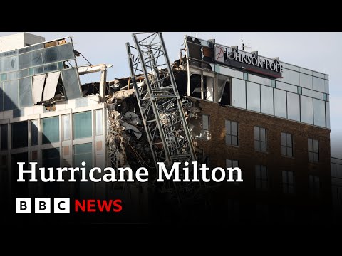 Video | Four killed by tornadoes in Florida, as governor warns of more Hurricane Milton flooding | BBC News