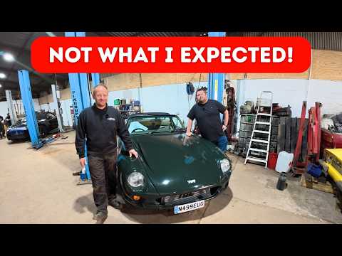 TVR Specialist Inspects Top Dead Center's Turbo TVR… with a Tractor Turbo!