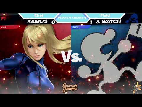 Savannah Slamma 78 WINNERS QUARTERS - Chef (Zerio Suit Samus) vs. Plaid (G&W)
