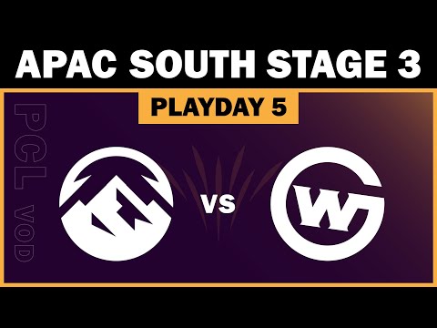 Elevate vs. WildCard｜2022亞太南方聯賽 第三階段 例行賽第五天