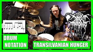 DARKTHRONE - Transilvanian Hunger -  Drumming with sheet/transcriptions/tabs/notation/score/charts