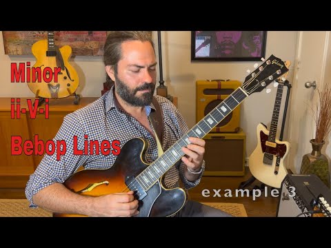 5 Minor ii-V-i Jazz Guitar Licks (C minor)