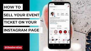 How to sell your event tickets on Instagram