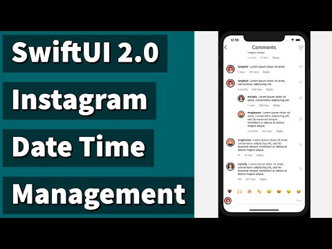 SwiftUI 2.0 Instagram Clone Date Management 7