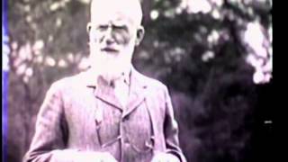 George Bernard Shaw talks early sound film from 16mm