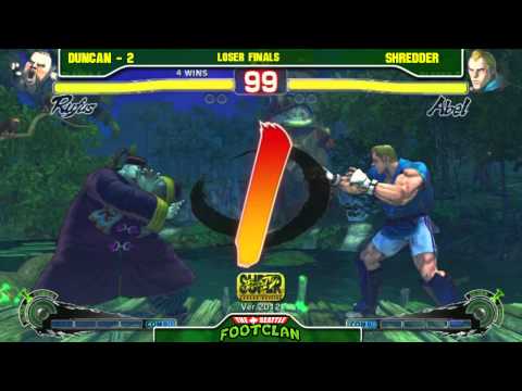 SRB Sunday Brunch - SF4AE 2012- Losers Finals - Duncan (RU) vs Shredder (AB)
