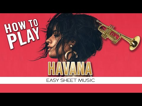 Trumpet "Havana" EASY Sheet Music