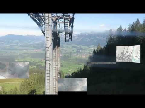 Bolsterlang  / 6-MGD Hörnerbahn II Talfahrt  Sommerbetrieb