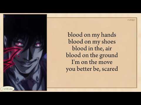 ALUCARD RAP - BLOOD (RUSTAGE & feat. TOPHAMHAT-KYO) lyrics