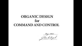 Organic Design for Command and Control Side 1 | \
