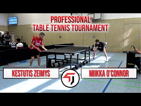 TomorrowTT PRO tournament - Miikka O'Connor vs Kestutis Zeimys - Group 2.