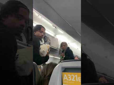 Met Ken and Lonely at my LA to Dallas Flight #kencarson #destroylonely #playboicarti #opium