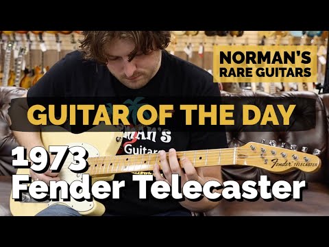 Guitar of the Day: 1973 Fender Telecaster Blonde Maple Neck | Norman's Rare Guitars