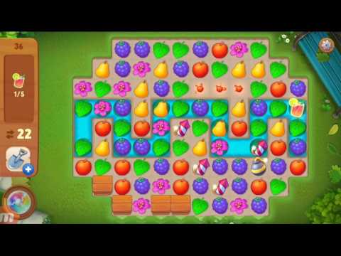 Gardenscapes – New Acres: Level 36 Gameplay Walkthrough