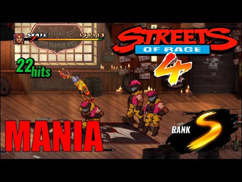 Streets of Rage 4 - Arcade Mania (Skate-SOR3) S Rank Score