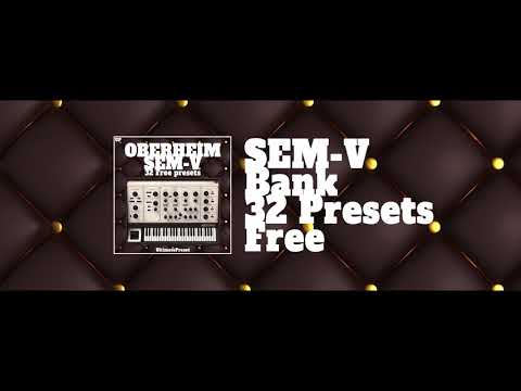 Oberheim Sem-V Free Arturia Soundbank (32 free presets)