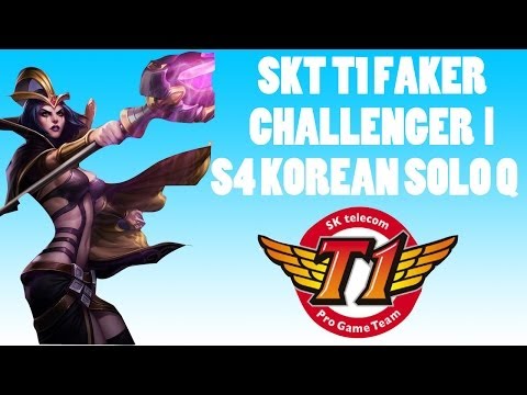 SK Telecom T1 K Faker - Leblanc Mid 2 - Korean Challenger Solo Queue
