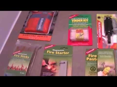 A Review of a Variety of Fire Starters, Bear Grylls, Coghlan's, Coleman and More!